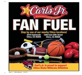 Page 12 • Wildcat Illustrated • Fall 2015
 