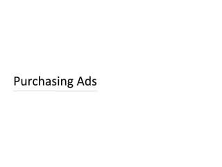 Purchasing Ads 