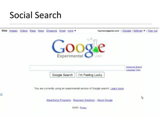 Social Search 