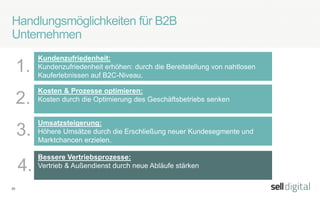 29
Außendienst vs. E-
Commerce
 