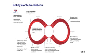Kehityskohteita edelleen
 