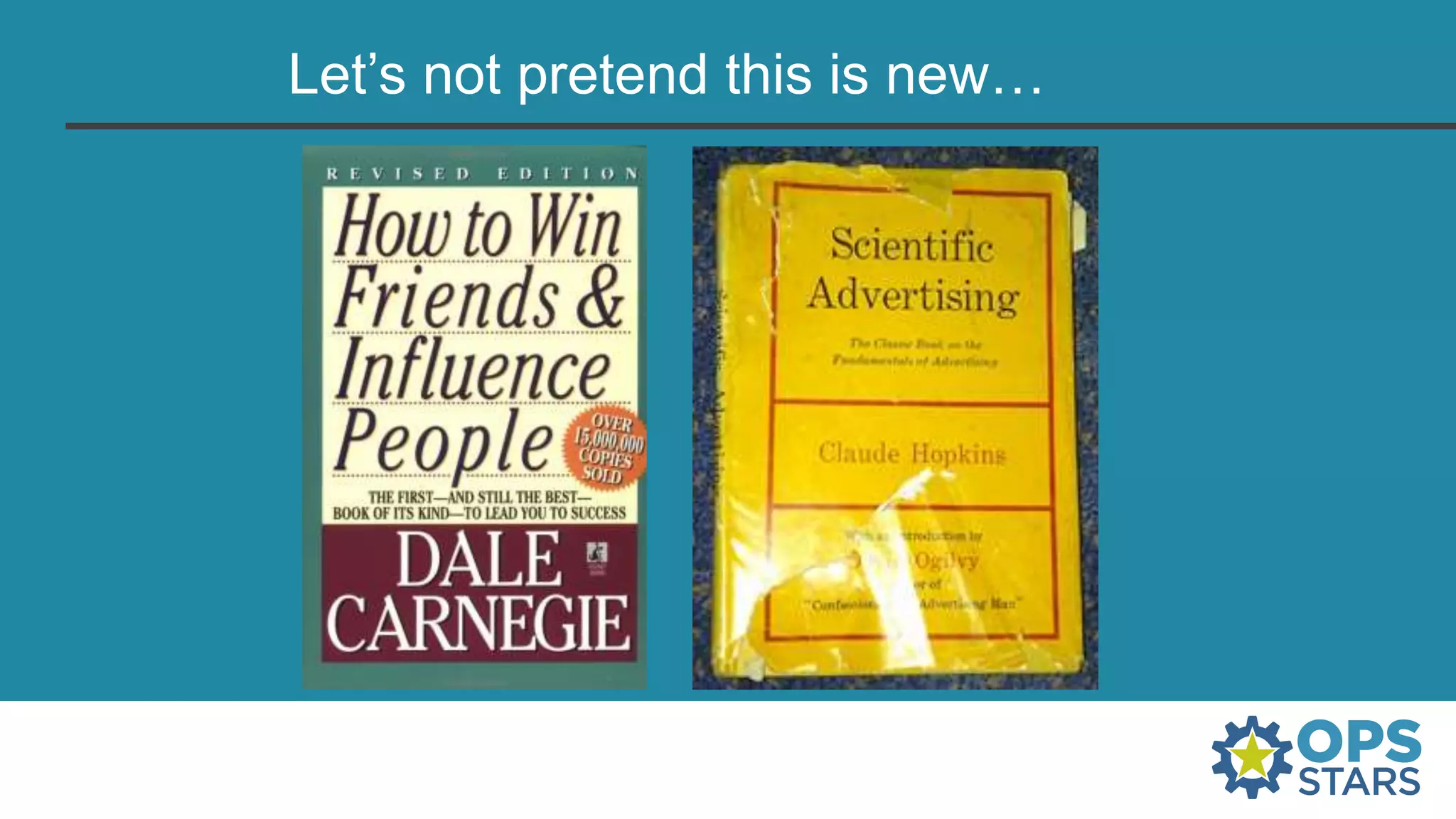 Let’s not pretend this is new…
 