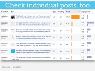 Check individual posts, too
@jennita #mpb2b!
 