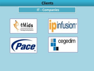 Conclusion
Friends, in conclusion, I would state that I am optimistic about the future of our company and
the various businesses that we have planned.
I would like to thank all those who have made this possible, including our employees,
suppliers, customers and of course bankers, all of you for your consistent support.

Warm personal regards,

Bharat
CEO & Corporate Headhunter

For more information
Please visit,

Website : http://bharatheadhunters.com/

Phone    : +91 80 26595183

Email    : info@bharatheadhunters.com
 
