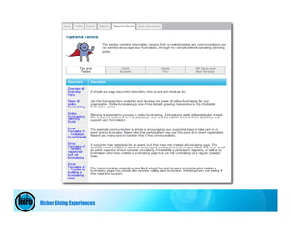 Richer Giving Experiences
 