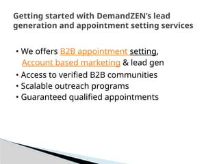B2B Appointment Setting Services The Complete Guide to Boost Your Sales ...