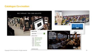 Copyright © 2016 Accenture. All rights reserved. 25Copyright © 2016 Accenture. All rights reserved. 25
Catalogue Co-creation
 