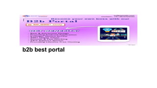 b2b best portal
 
