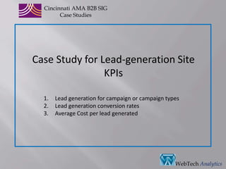 CincinnatiAMA B2B SIGCase StudiesCase Studies  Retail Site