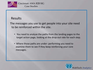 CincinnatiAMA B2B SIGCase StudiesWebTech Analytics