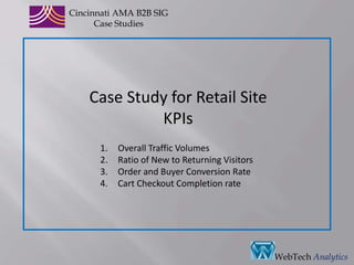 CincinnatiAMA B2B SIGCase StudiesFour Business ModelsOn-line Commerce