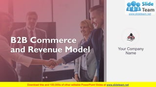 B2B Commerce
and Revenue Model Your Company
Name
 