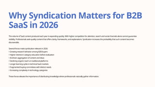 B2B Content Syndication Strategy A Complete Guide for 2026 | PPTX
