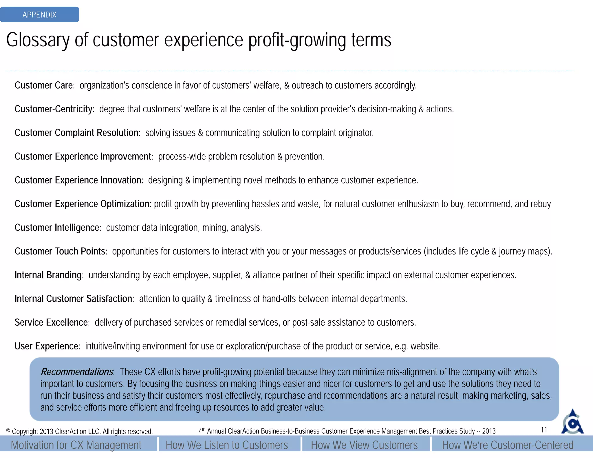 B2B Customer Experience Management Best Practice Study PREVIEW SAMPLE | PDF