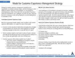 B2B Customer Experience Management Best Practice Study PREVIEW SAMPLE | PDF