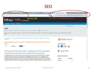 SEO
Friday, August 22, 2014 (c) Atanu Ghosh
Perma link
19
 