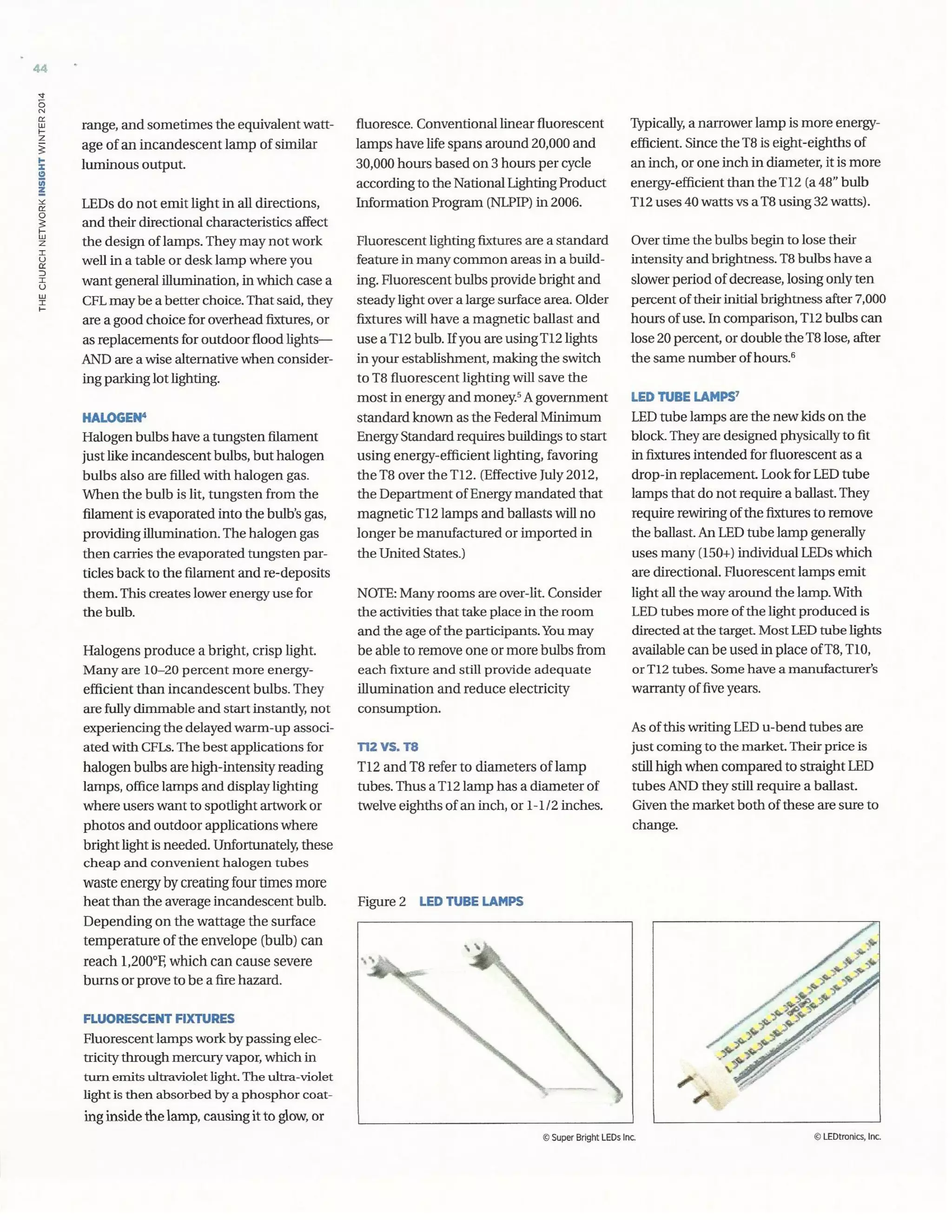 Let There Be Light!  A case study about illumination