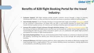 B2B Flight Booking Portal, Flight Booking Portal | PPTX