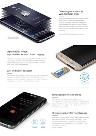 S7 Protection Level Perfectly Designed for Enterprise: the Galaxy S7/S7 Edge | PDF