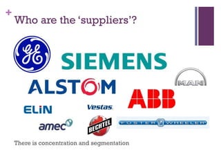+

Who are the ‘suppliers’?

There is concentration and segmentation

 