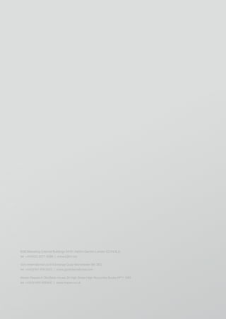 B2B Marketing Colonial Buildings 59/61 Hatton Garden London EC1N 8LS
tel: +44(0)20 3077 0068 | www.b2bm.biz

Gyro International Ltd 8 Exchange Quay Manchester M5 3EQ
tel: +44(0)161 876 5522 | www.gyrointernational.com

Maven Research Old Bank House 39 High Street High Wycombe Bucks HP11 2AG
tel: +44(0)1494 688400 | www.maven.co.uk
 