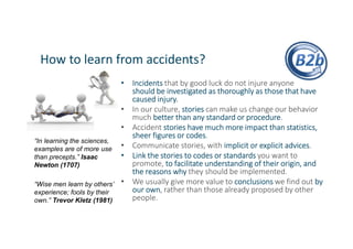 LEARNING THE LESSONS FROM ACCIDENTS - Faset