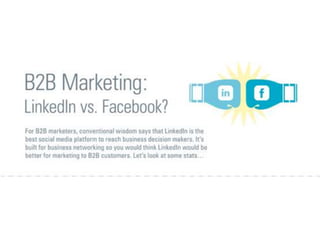 B2B Marketing - Facebook vs LinkedIn