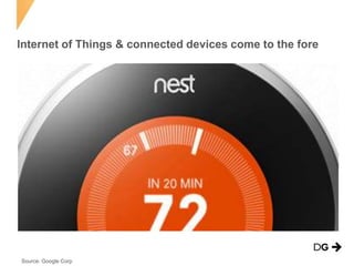 Internet of Things & connected devices come to the fore
Source: Google Corp
 