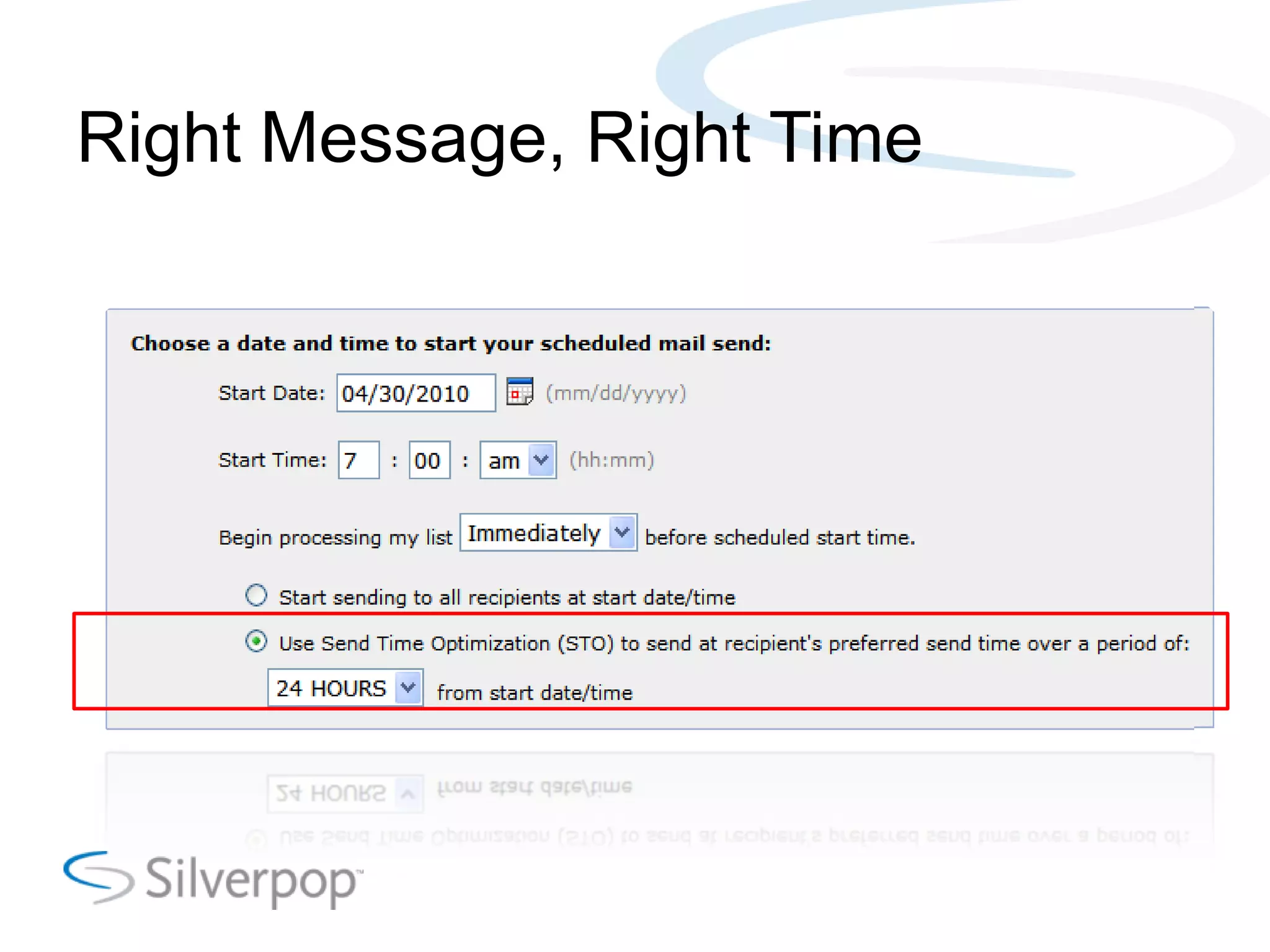 Right Message, Right Time