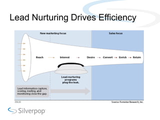 Lead Nurturing Drives Efficiency
 