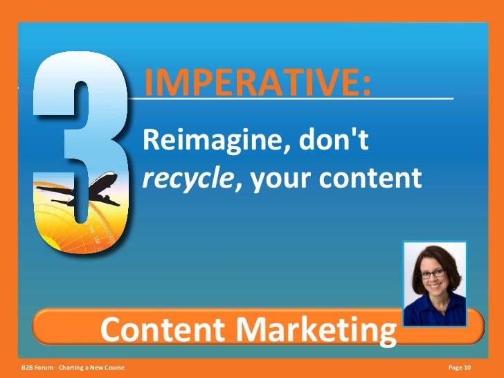 10 Imperatives For Charting A New B2B Marketing Course