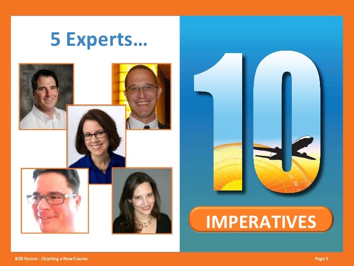 10 Imperatives For Charting A New B2B Marketing Course