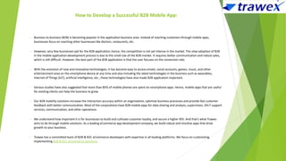 B2B Mobile App Development | PPTX