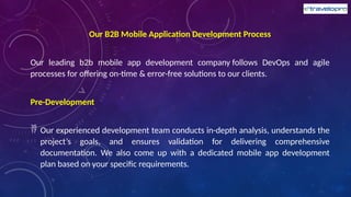 B2B Mobile App Development Company | B2B Ecommerce Solutions | PPTX