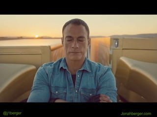 (2) Find the Inner Remarkability
Surprising, novel, or interesting
Jonahberger.com@j1berger
 