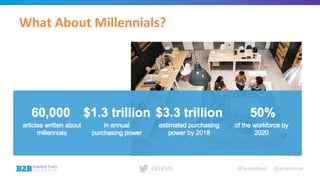 @leeodden @amrynnie#B2BMX
What About Millennials?
 