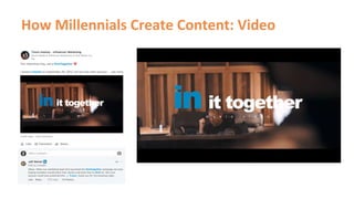 How Millennials Create Content: Video
 