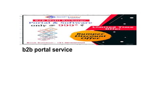 b2b portal service
 