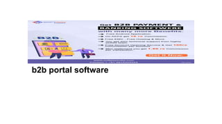 b2b portal software
 