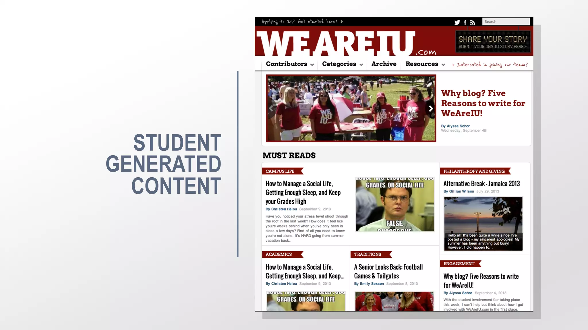 Copyright © 2014, Oracle and/or its affiliates. All rights reserved.37
STUDENT
GENERATED
CONTENT
 