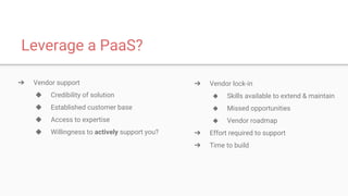 Examples of Commercial PaaS Platforms
Source: Vertiba.com
 