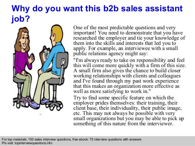 sales assistant job interview