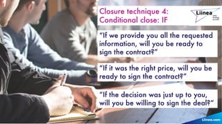 B2B sales closing techniques that work | PDF