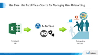 Advanced Excel Automation in the Enterprise | PPTX