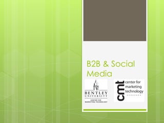 B2B & Social Media 