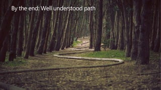 By the end: Well understood path
 