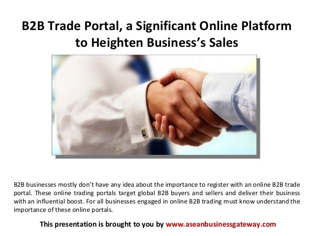 Online trade business