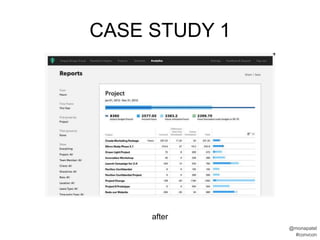 CASE STUDY 1




     after
               @monapatel
                #convcon
 