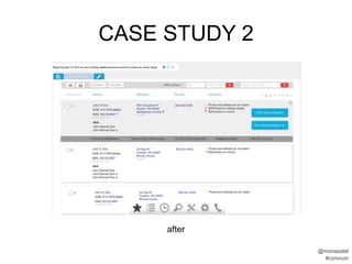 CASE STUDY 2




     after

               @monapatel
                #convcon
 