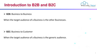 Difference Between B2B and B2C Content Writing | PPTX
